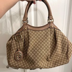 Gucci Beige Canvas with DUST bag!